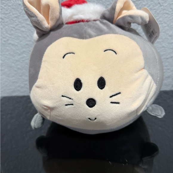 Set of 3 Bun Bun Stacking Plush Reindeer, Santa Hat Mouse & Penguin Stuffed Toys - Picture 4 of 7